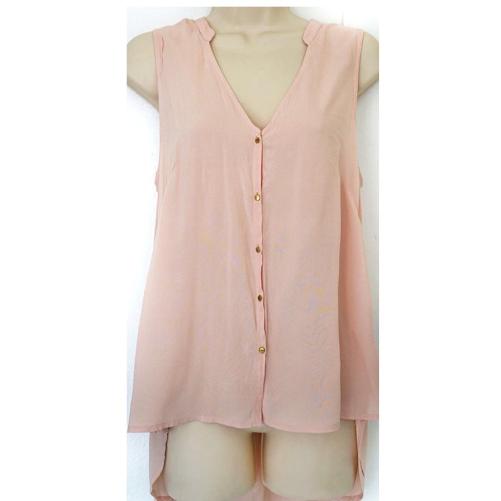 H&M pink tank top size 6